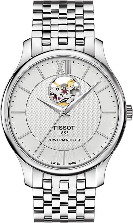 Tissot TISSOT TRADITION AUTOMATIC OPEN HEART T063.907.11.038.00 Automatisch horloge voor heren