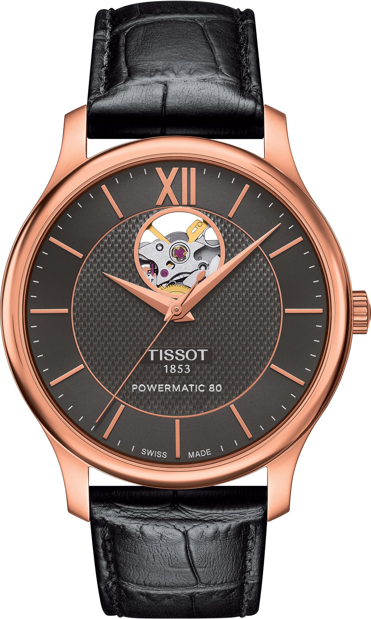 Tissot TISSOT TRADITION AUTOMATIC OPEN HEART T063.907.36.068.00 Herren Automatikuhr