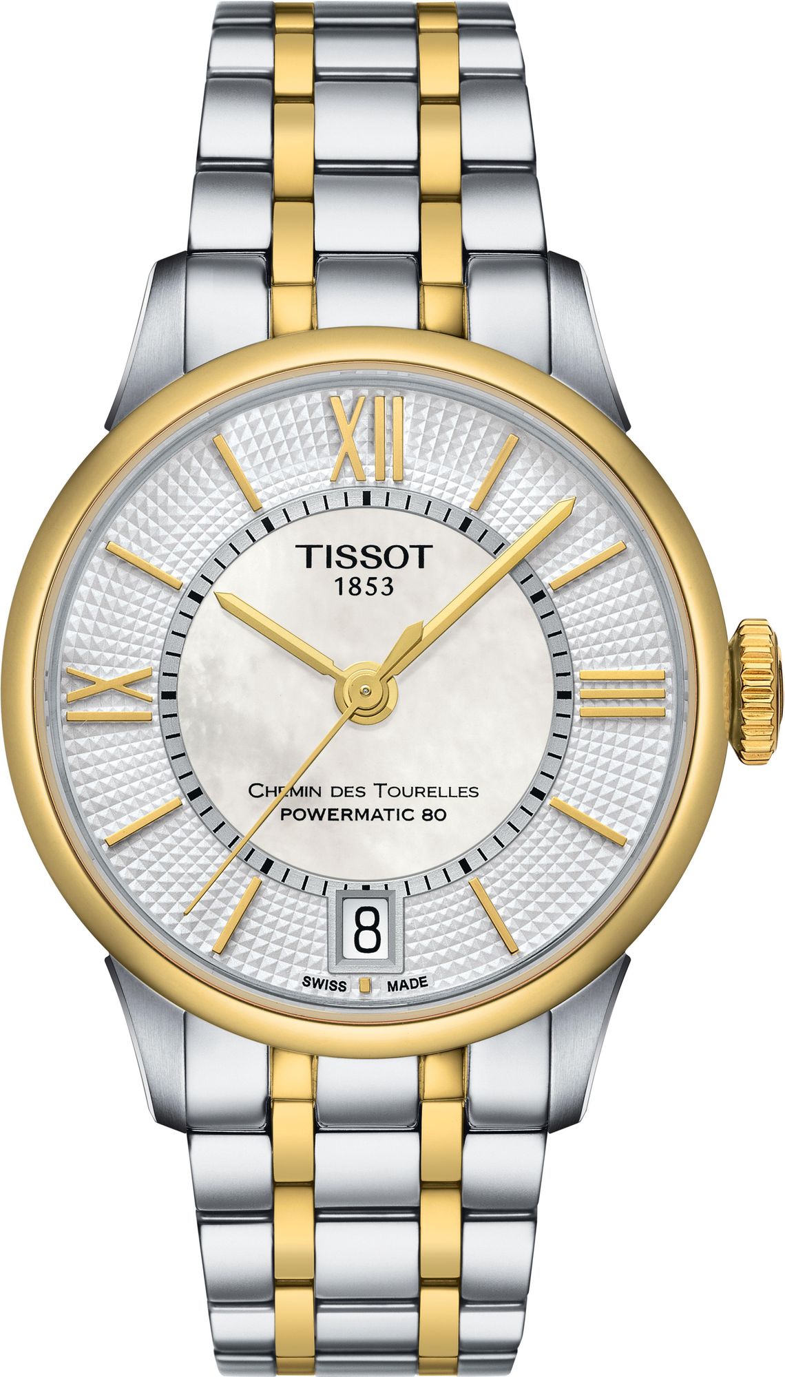 Tissot CHEMIN DES TOURELLES POWERMATIC 80 T099.207.22.118.00 Automatisch horloge voor dames