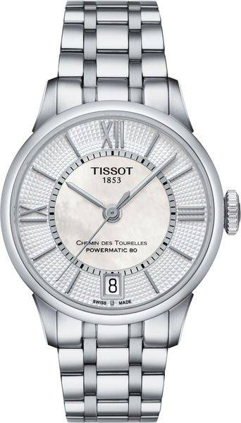 Tissot CHEMIN DES TOURELLES POWERMATIC 80 T099.207.11.118.00 Orologio automatico donna Tissot CHEMIN DES TOURELLES POWERMATIC 80 T099.207.11.118.00 Orologio automatico donna