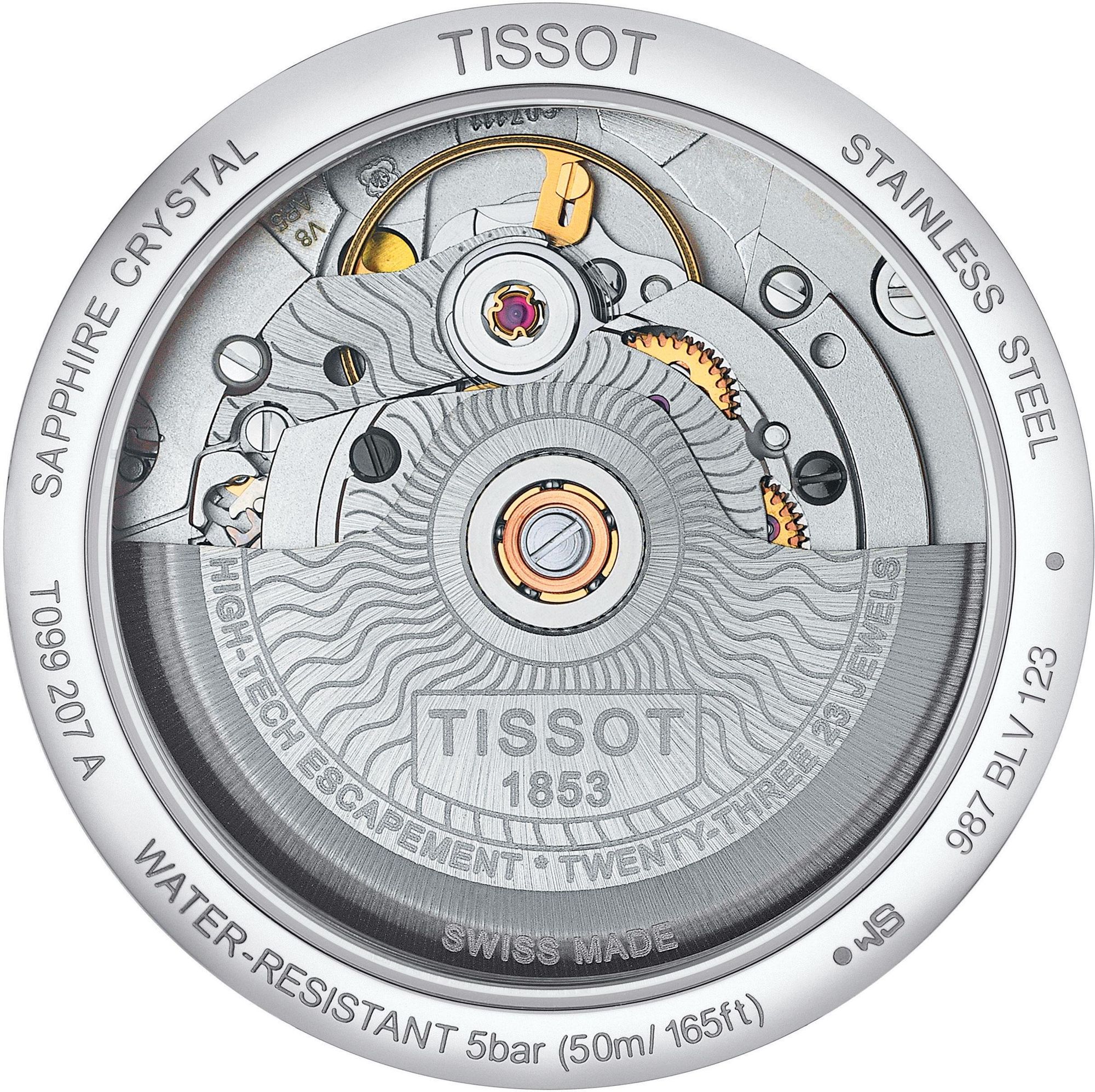 Tissot CHEMIN DES TOURELLES SPECIAL  RUBIN T099.207.11.113.00 Automatic Watch for women