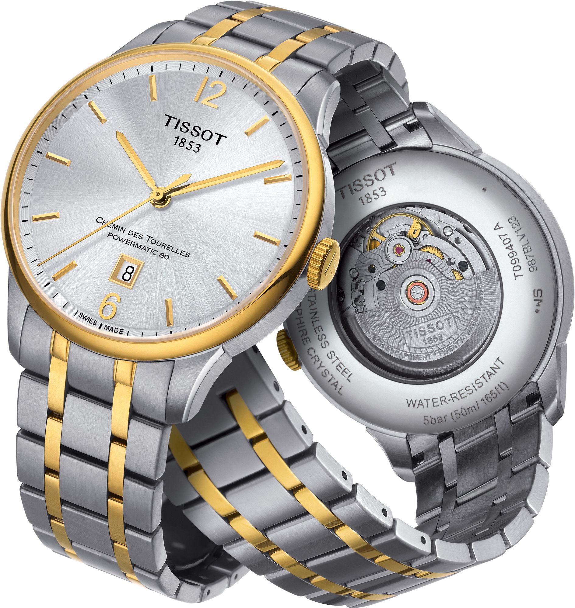 Tissot CHEMIN DES TOURELLES POWERMATIC 80 T099.407.22.037.00 Automatisch horloge voor heren