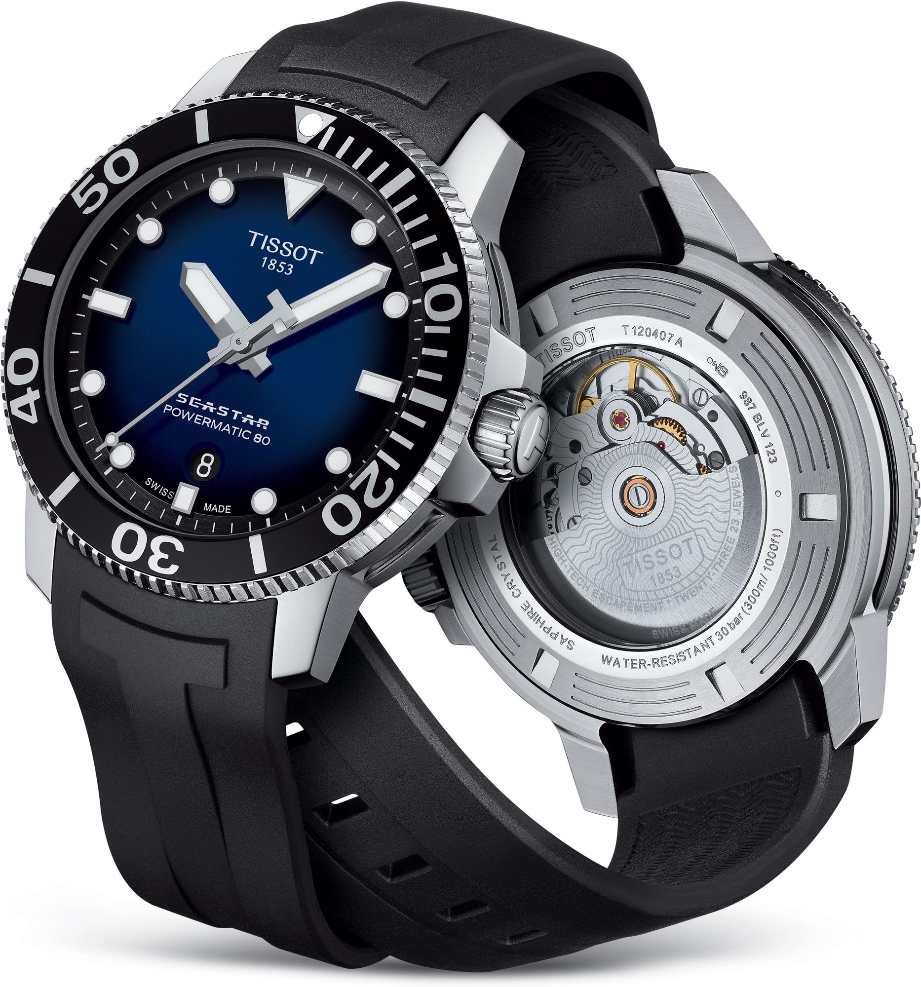 Tissot Tissot Seastar 1000 Powermatic 80 T120.407.17.041.00 Automatisch horloge voor heren