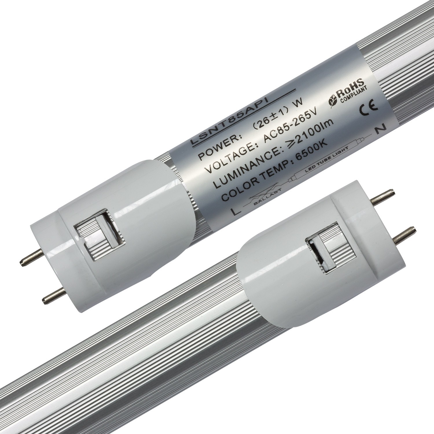 APUS LED Leuchtstoffröhre 26W, Kalt Weiß, 6000K, T8, 150cm 220 V APUS LED Leuchtstoffröhre 26W, Kalt Weiß, 6000K, T8, 150cm 220 V