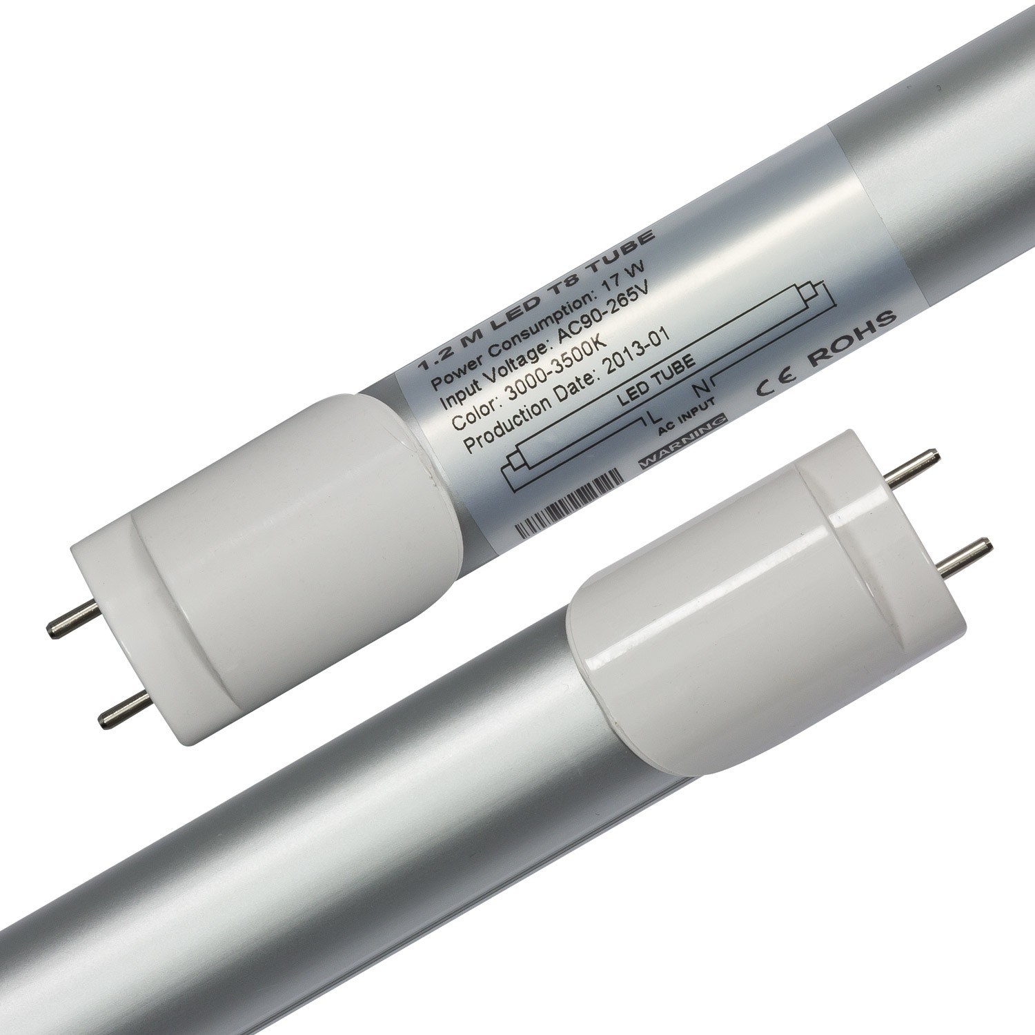APUS LED Leuchtstoffröhre 17W, Warm Weiß, 3000K, T8, 120cm 220 V