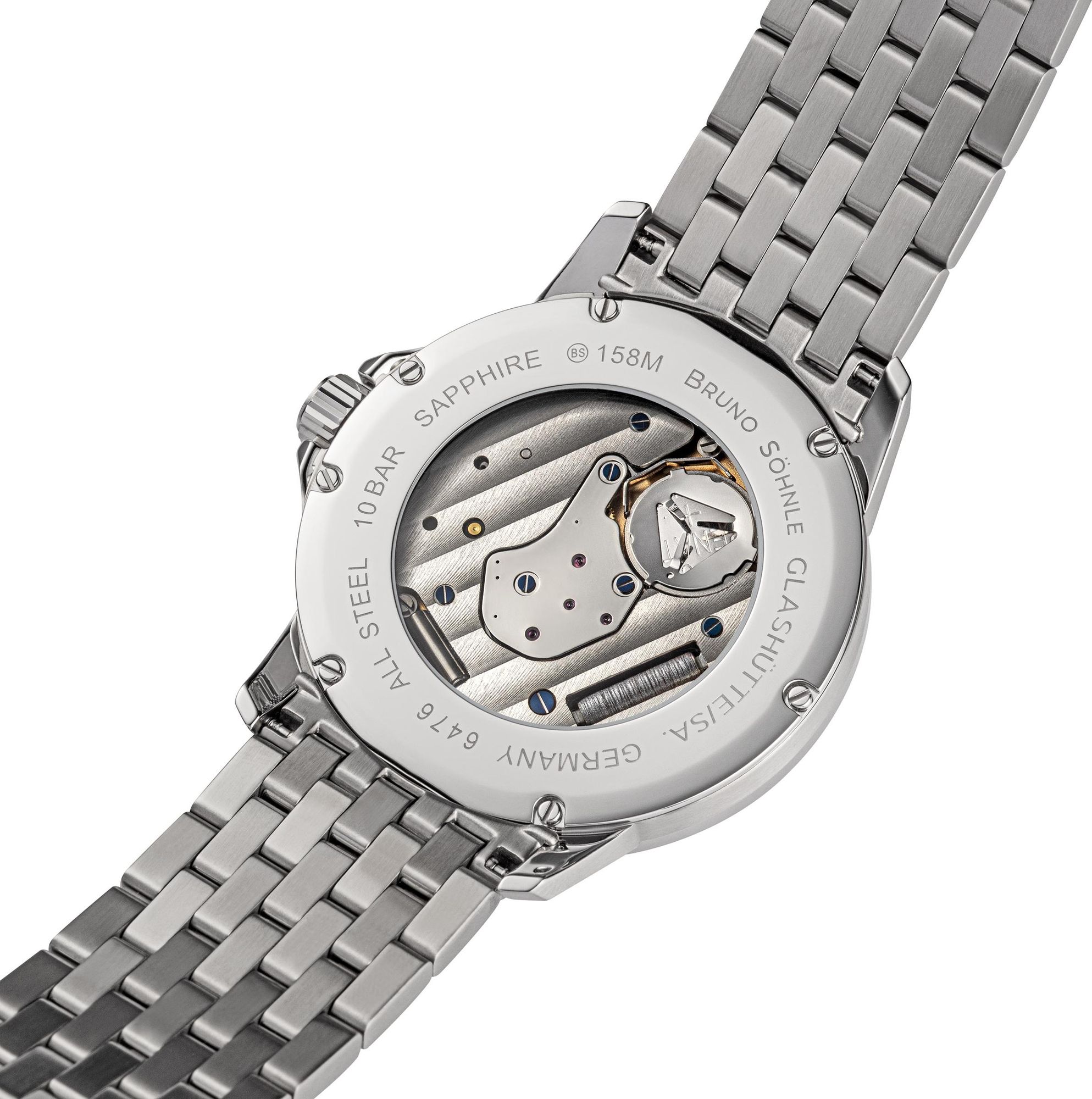 BRUNO SÖHNLE UHRENATELIER GLASHÜTTE/SA Devi 17-13158-842 Heren armbandhorloge BRUNO SÖHNLE UHRENATELIER GLASHÜTTE/SA Devi 17-13158-842 Heren armbandhorloge