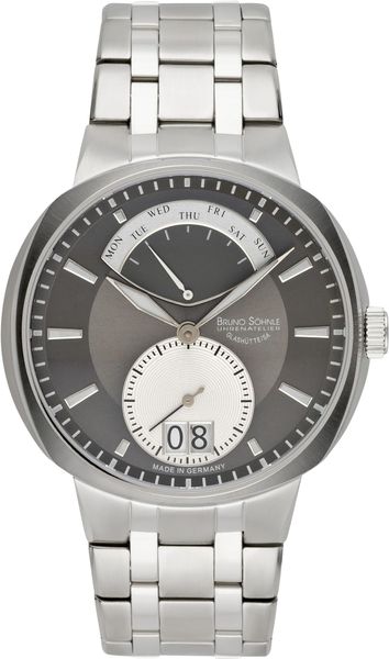 BRUNO SÖHNLE UHRENATELIER GLASHÜTTE/SA FACETTA 17-13168-842 Heren armbandhorloge BRUNO SÖHNLE UHRENATELIER GLASHÜTTE/SA FACETTA 17-13168-842 Heren armbandhorloge
