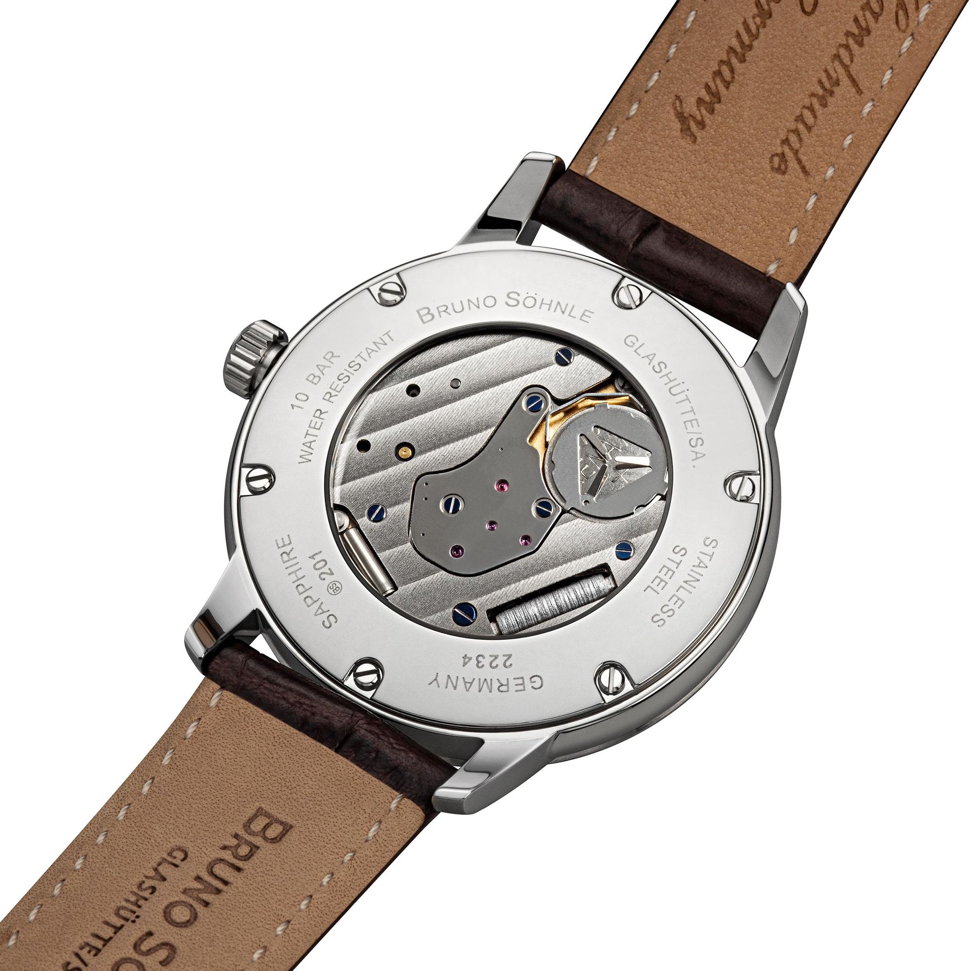 BRUNO SÖHNLE UHRENATELIER GLASHÜTTE/SA Hamburg I Big 17-13201-221 Heren armbandhorloge BRUNO SÖHNLE UHRENATELIER GLASHÜTTE/SA Hamburg I Big 17-13201-221 Heren armbandhorloge