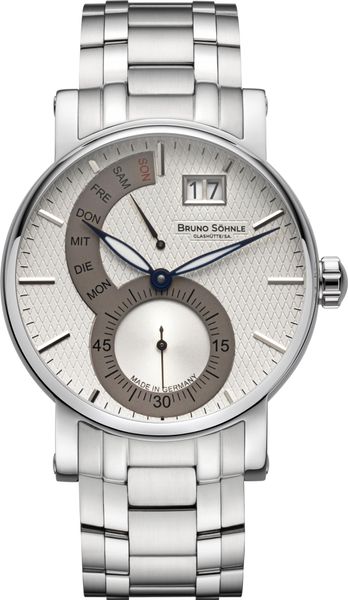 BRUNO SÖHNLE UHRENATELIER GLASHÜTTE/SA Pesaro II 17-13073-284 Heren armbandhorloge BRUNO SÖHNLE UHRENATELIER GLASHÜTTE/SA Pesaro II 17-13073-284 Heren armbandhorloge