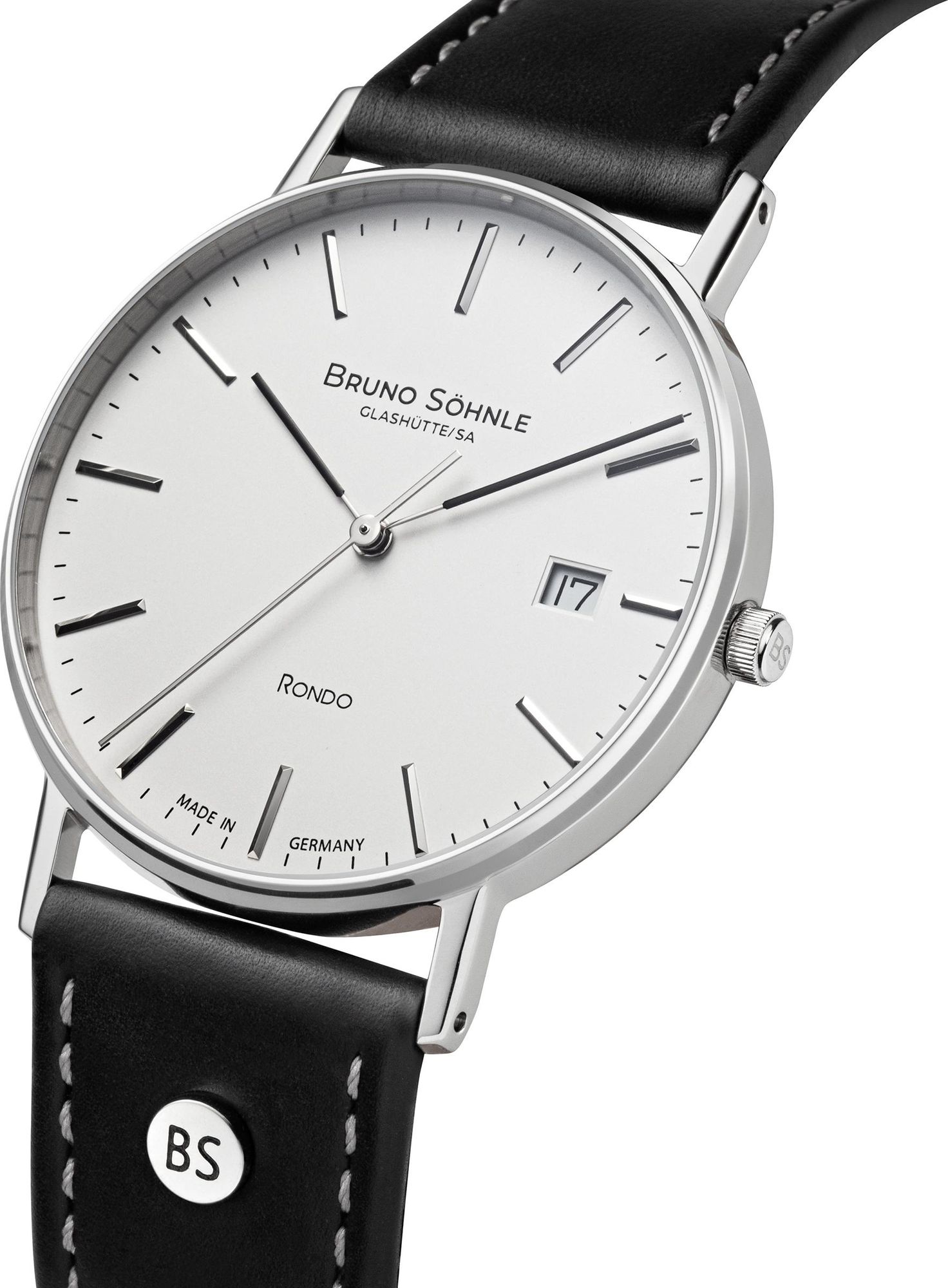 BRUNO SÖHNLE UHRENATELIER GLASHÜTTE/SA Rondo 17-13105-241 Heren armbandhorloge BRUNO SÖHNLE UHRENATELIER GLASHÜTTE/SA Rondo 17-13105-241 Heren armbandhorloge