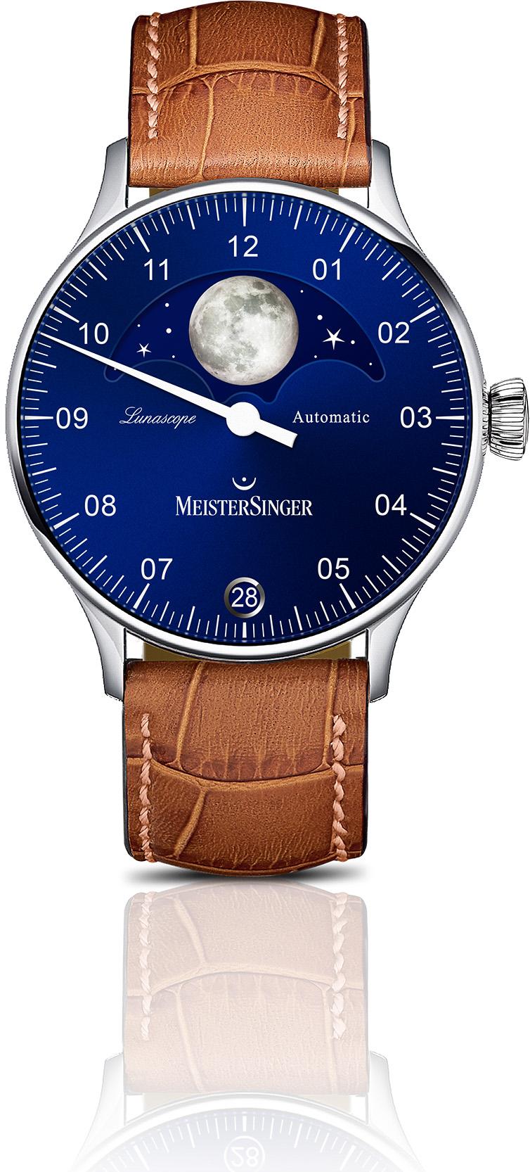 MeisterSinger Lunascope LS908 Einzeiger Automatikuhr