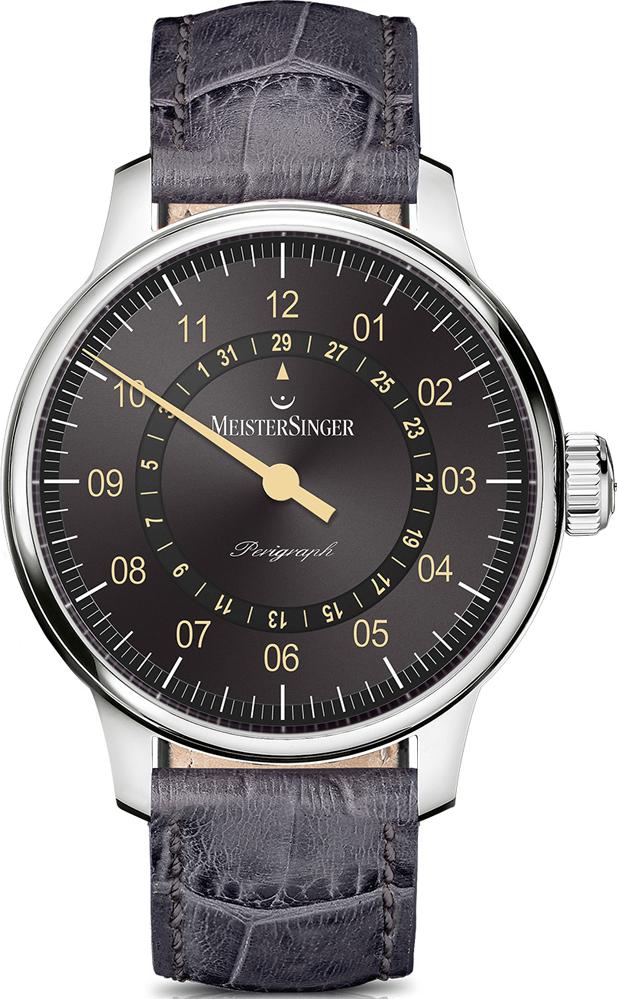 MeisterSinger Perigraph AM1007OR Orologio automatico con solo una lancetta