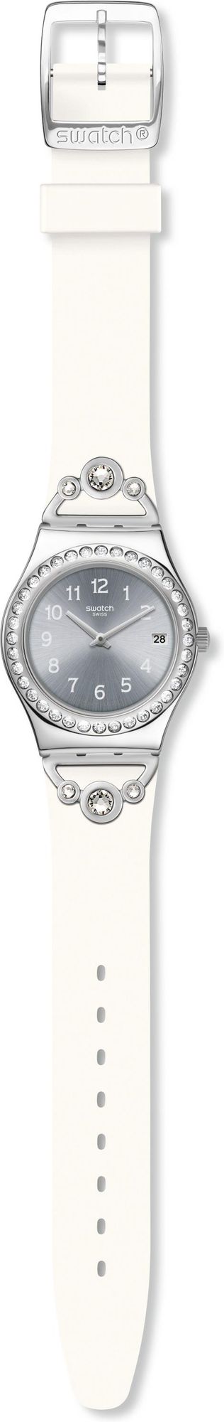 Swatch Irony PRETTY IN WHITE YLS463 Armbanduhr