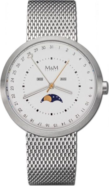 M&M New Moon M11949-123 Montre-Bracelet pour hommes M&M New Moon M11949-123 Montre-Bracelet pour hommes