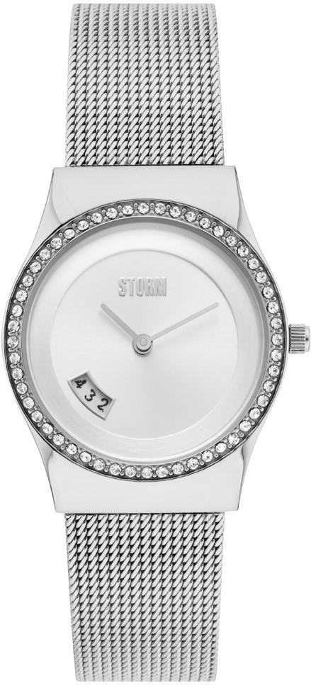 Storm London CYRO CRYSTAL SILVER 47385/S Dames armbandhorloge