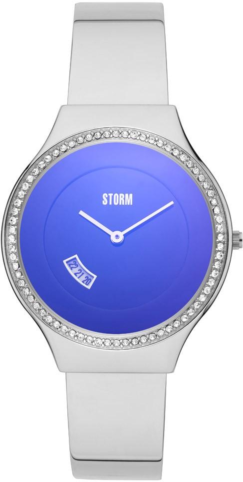 Storm London CODY CRYSTAL LAZER BLUE 47373/B Dames armbandhorloge