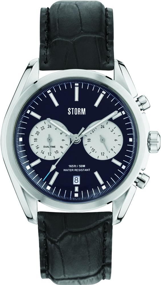 Storm London TREXON BLACK LEATHER 47357/BK Chronographe pour homme