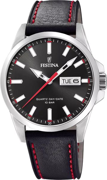 Festina Lederband klassisch F20358/4 Orologio da polso uomo Festina Lederband klassisch F20358/4 Orologio da polso uomo