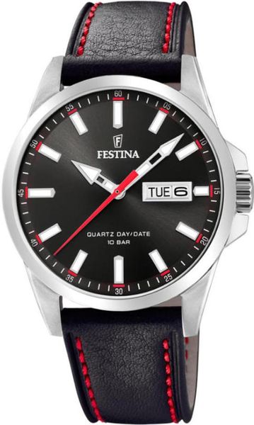 Festina Lederband klassisch F20358/4 Orologio da polso uomo Festina Lederband klassisch F20358/4 Orologio da polso uomo