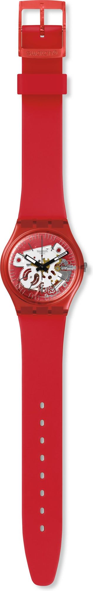 Swatch Gent Lacquered ROSSO BIANCO GR178 Armbandhorloge