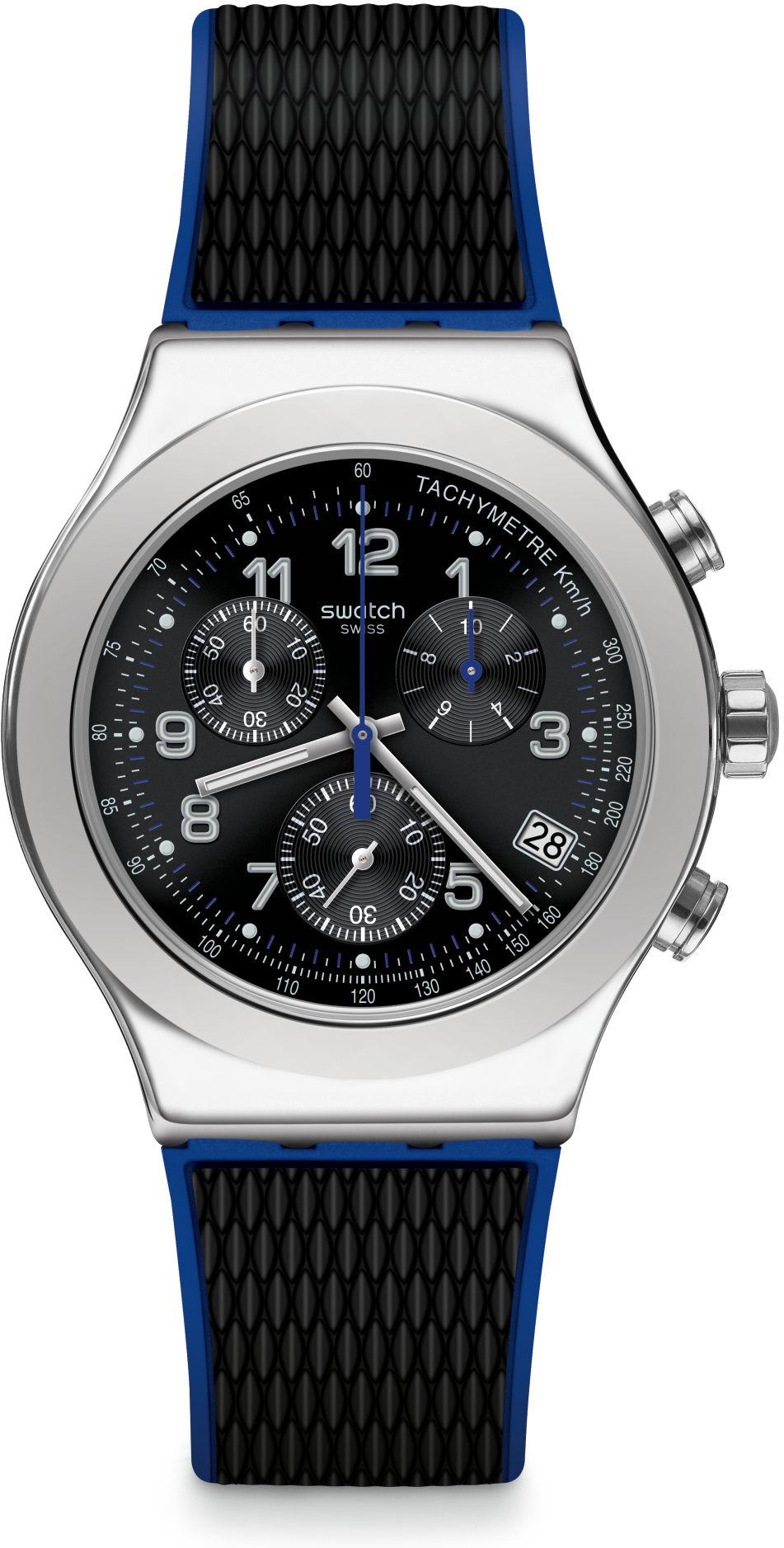 Swatch Irony New Chrono SECRET MISSION YVS451 Herrenchronograph