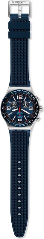 Swatch Irony New Chrono BLUE GRID YVS454 Herrenchronograph