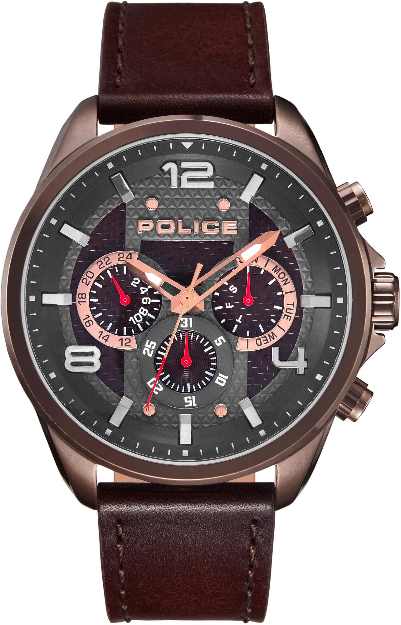 Police DURDLE PL15658JSBN.12 Heren armbandhorloge