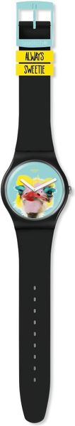 Swatch BLUE SWEET New Gent SUOB159 Armbandhorloge Swatch BLUE SWEET New Gent SUOB159 Armbandhorloge