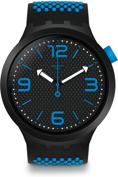 Swatch Big Bold BBBLUE SO27B101 Mens Wristwatch Swatch Big Bold BBBLUE SO27B101 Mens Wristwatch