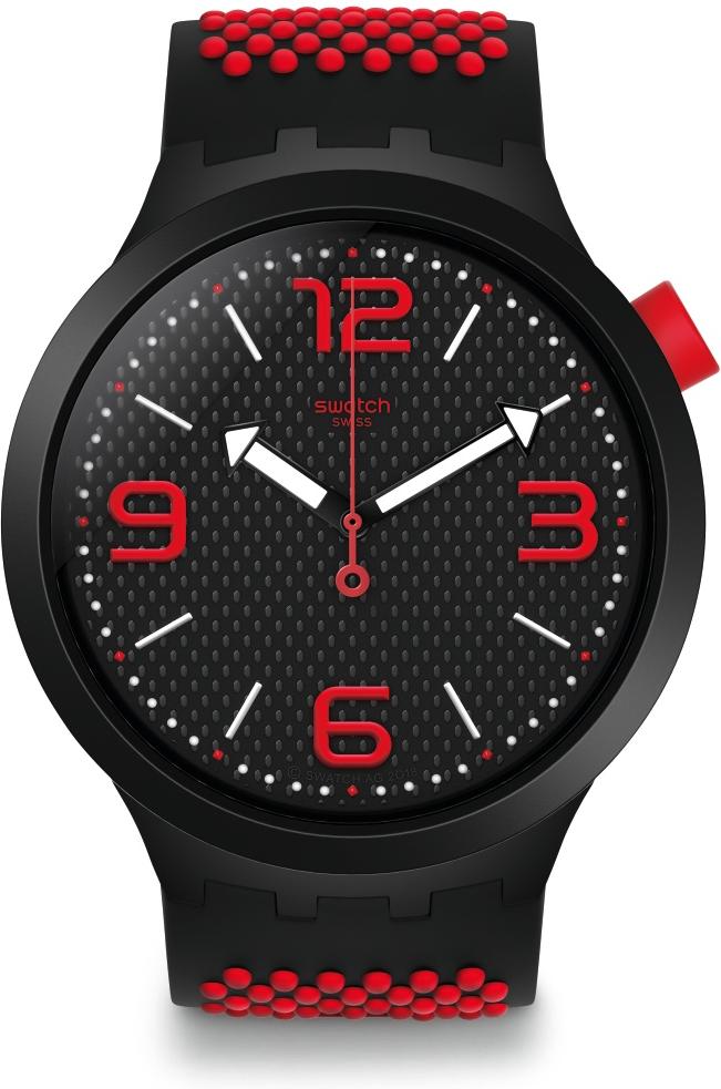 Swatch Big Bold BBBLOOD SO27B102 Heren armbandhorloge