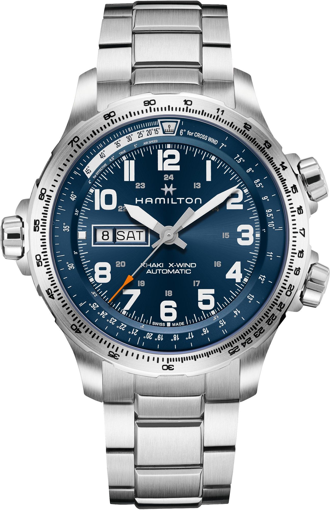 Hamilton Khaki X-Wind Day Date H77765141 Herren Automatikuhr