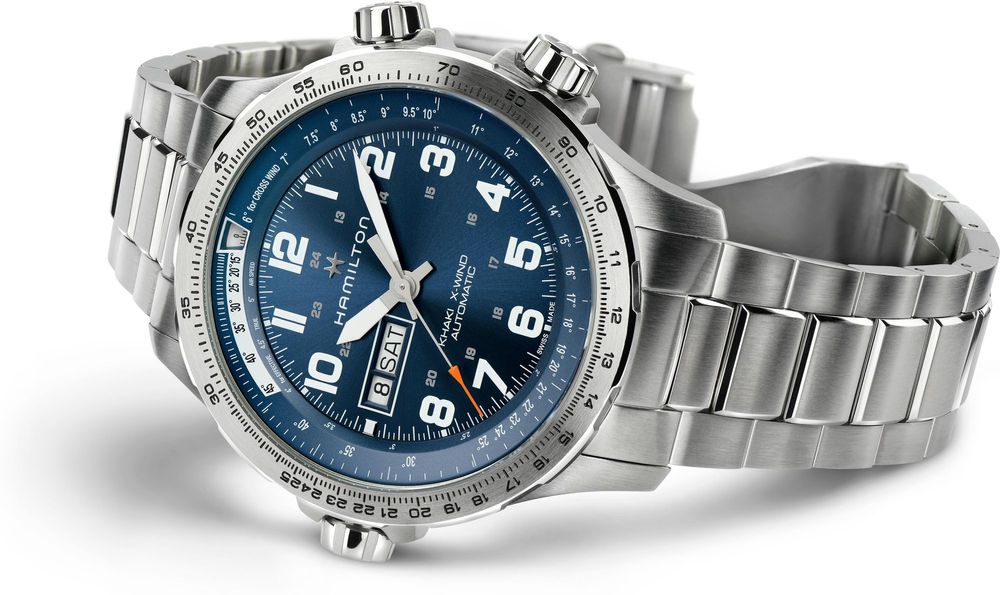 Hamilton Khaki X-Wind Day Date H77765141 Herren Automatikuhr Hamilton Khaki X-Wind Day Date H77765141 Herren Automatikuhr