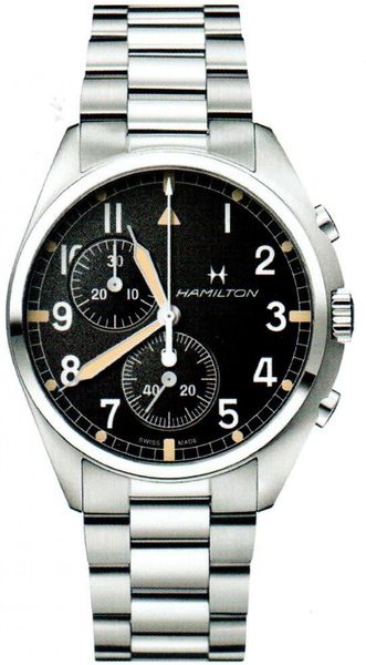 Hamilton Khaki Pilot Pioneer H76522131 Cronógrafo para hombres