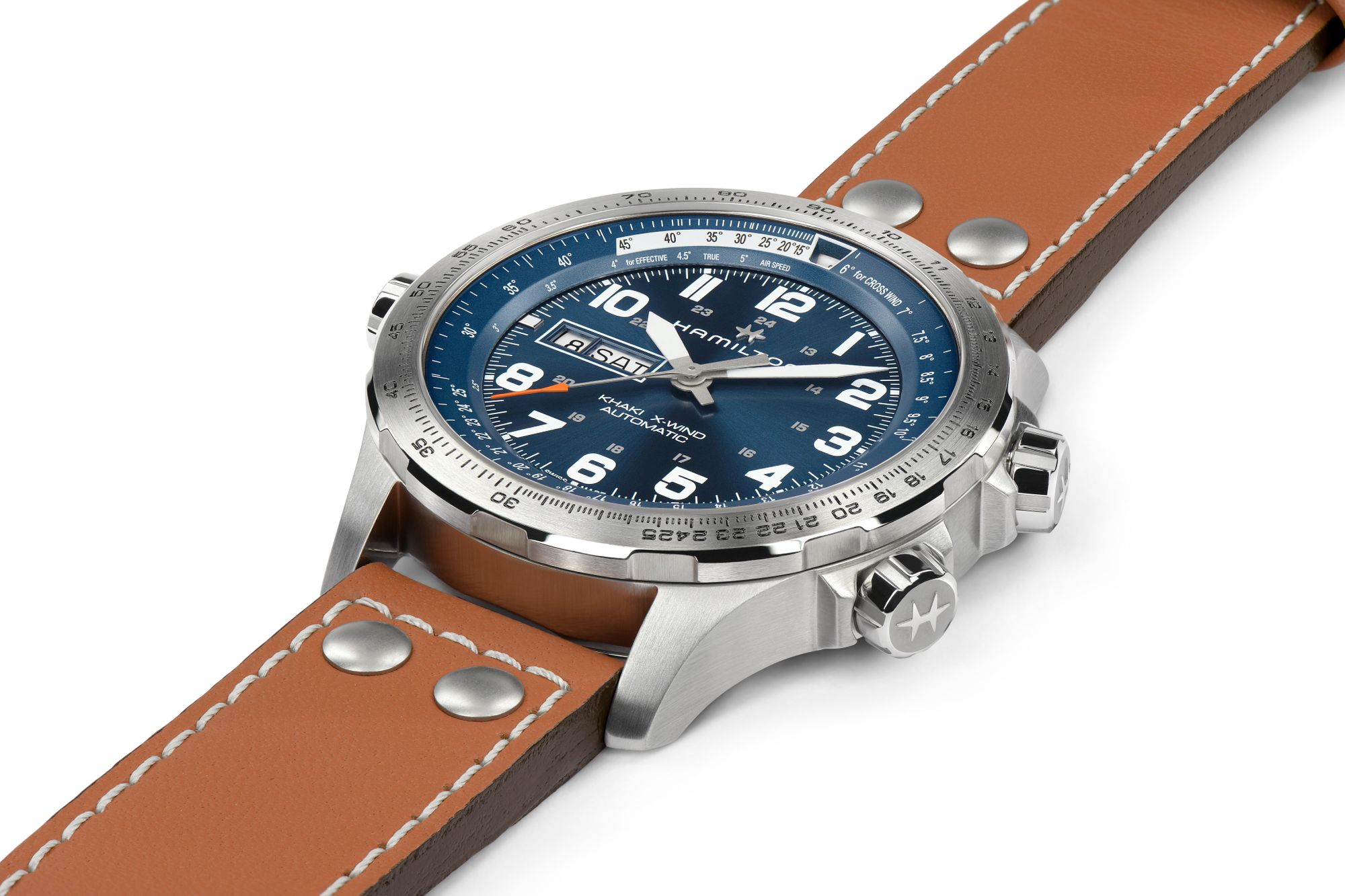 Hamilton Khaki X-Wind Day Date H77765541 Herren Automatikuhr