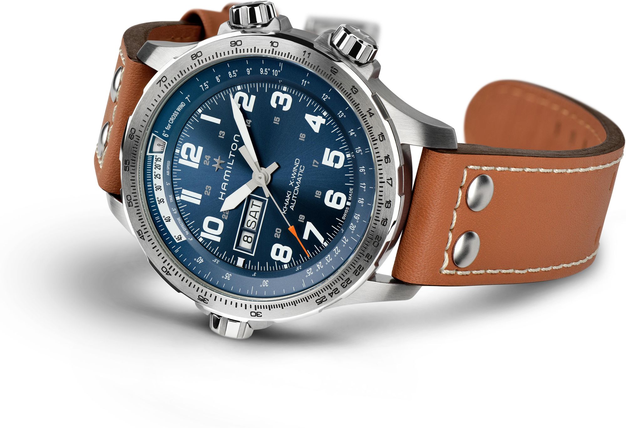 Hamilton Khaki X-Wind Day Date H77765541 Herren Automatikuhr