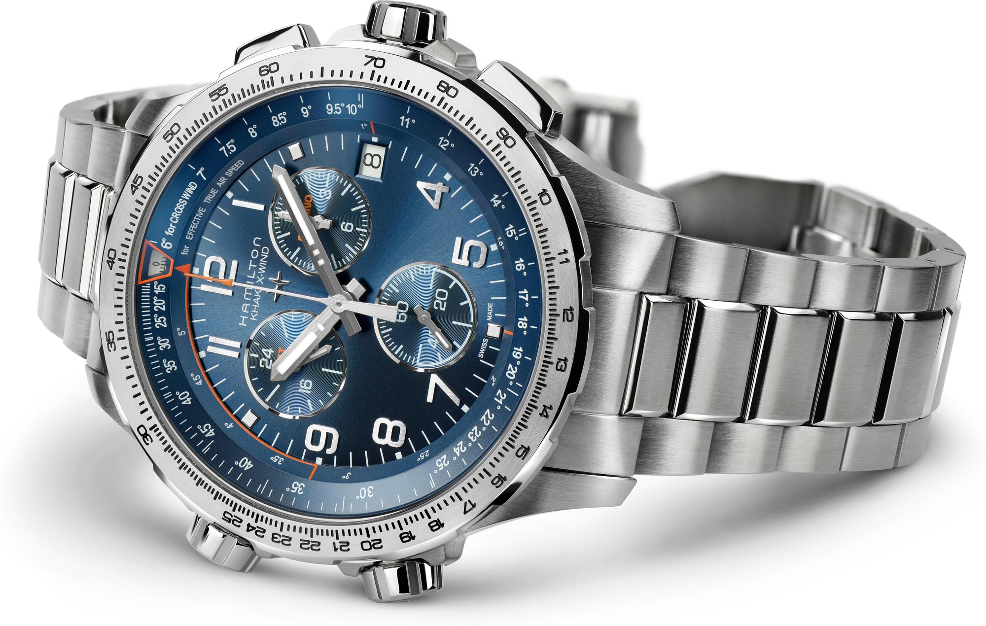 Hamilton Khaki X-Wind GMT H77922141 Herrenchronograph