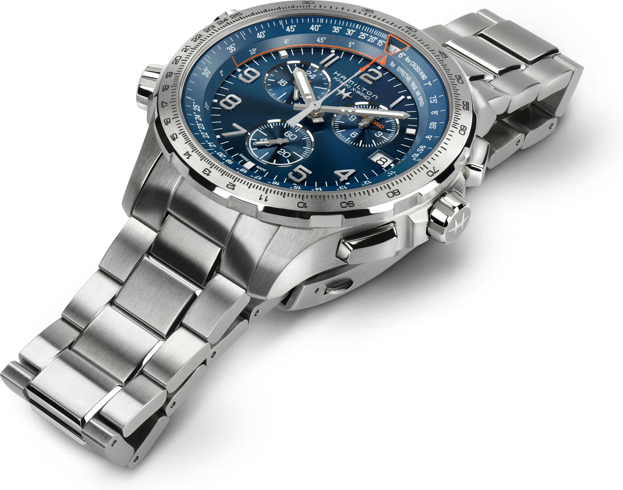 Hamilton Khaki X-Wind GMT H77922141 Herrenchronograph