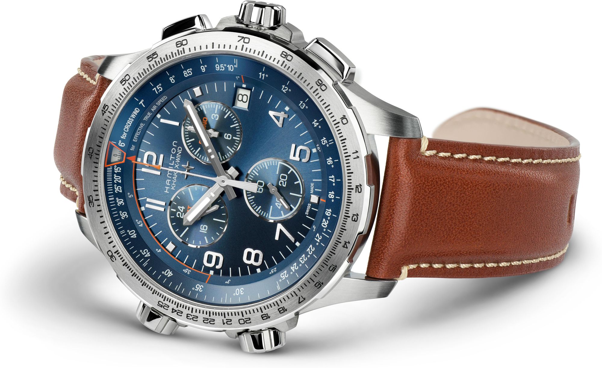 Hamilton Khaki X-Wind GMT H77922541 Cronógrafo para hombres