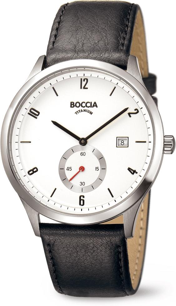 Boccia 3606-01 Montre-Bracelet pour hommes