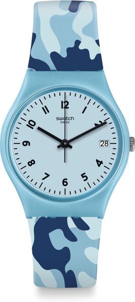 Swatch Gent Standard CAMOUBLUE New Core GS402 reloj Swatch Gent Standard CAMOUBLUE New Core GS402 reloj