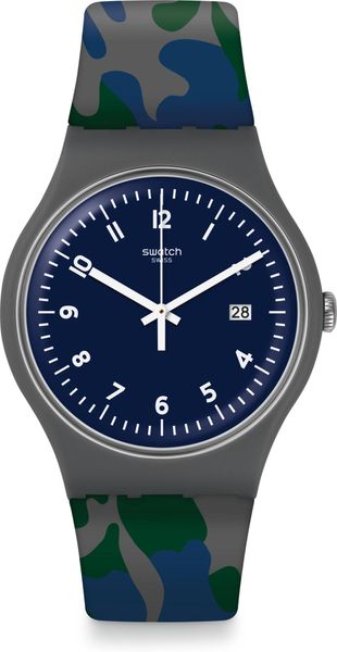 Swatch New Gent CAMOUGREEN New Core SUOM400 montre Swatch New Gent CAMOUGREEN New Core SUOM400 montre