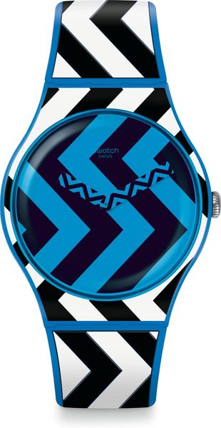 Swatch New Gent BLUZAG Bau Swatch SUOS111 wristwatch Swatch New Gent BLUZAG Bau Swatch SUOS111 wristwatch