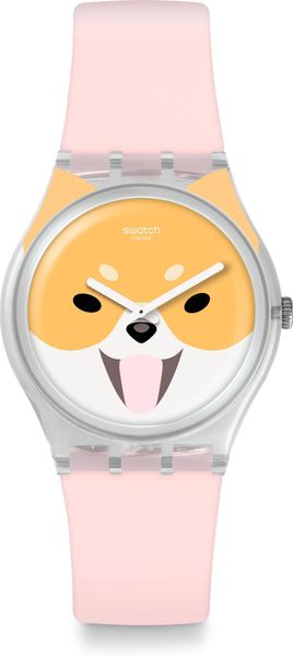 Swatch I love your folk AKITA INU Gent Standard GE279 Montre Bracelet pour femmes Swatch I love your folk AKITA INU Gent Standard GE279 Montre Bracelet pour femmes