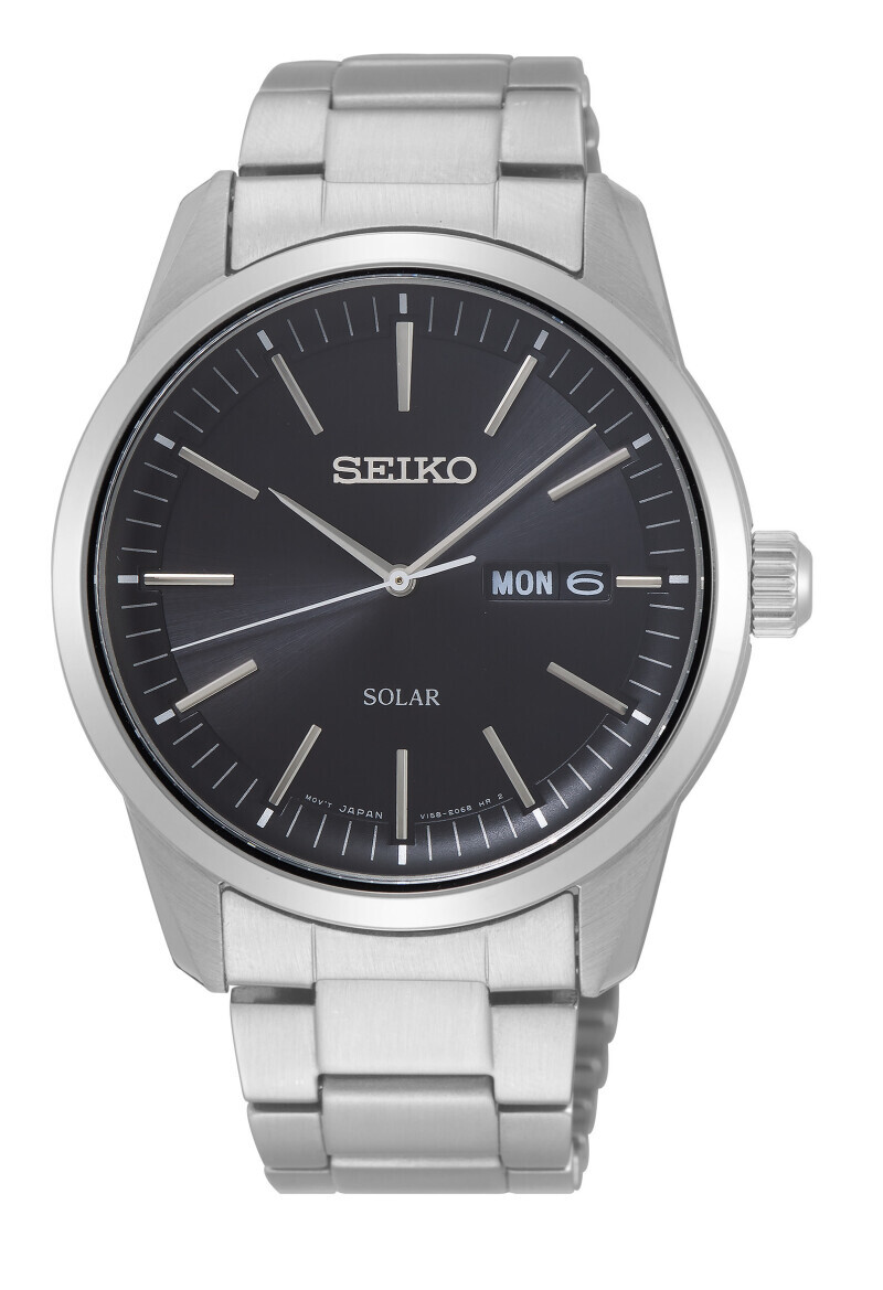 Seiko Solar SNE527P1 Herrenarmbanduhr Solarbetrieb