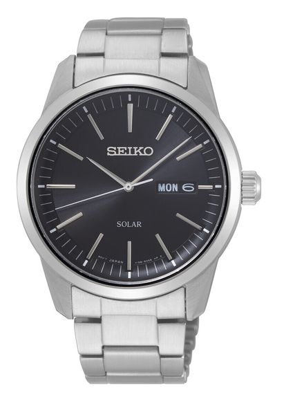 Seiko Solar SNE527P1 Reloj de Pulsera para hombres Alimentación Solar