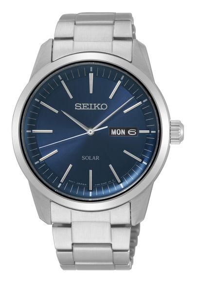 Seiko Solar SNE525P1 Orologio da polso uomo Funzionamento a energia solare Seiko Solar SNE525P1 Orologio da polso uomo Funzionamento a energia solare