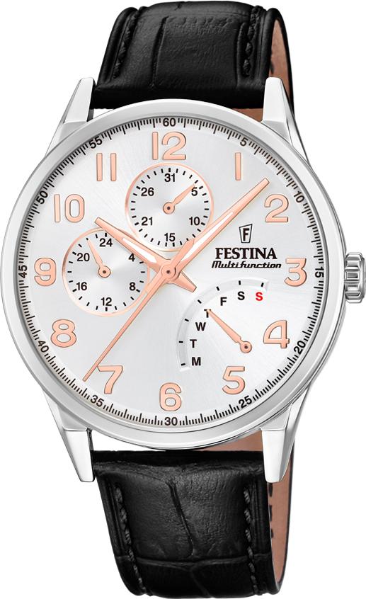 Festina Multifunktion F20278/A Reloj de Pulsera para hombres