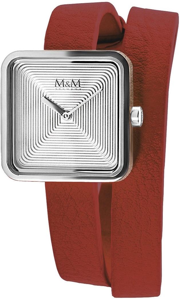 M&M Mini Square M11951-642L Reloj de Pulsera para mujeres