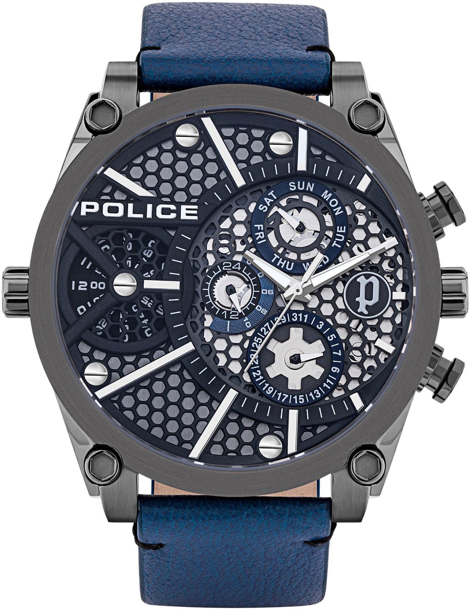 Police VIGOR PL15381JSU.61B Montre-Bracelet pour hommes