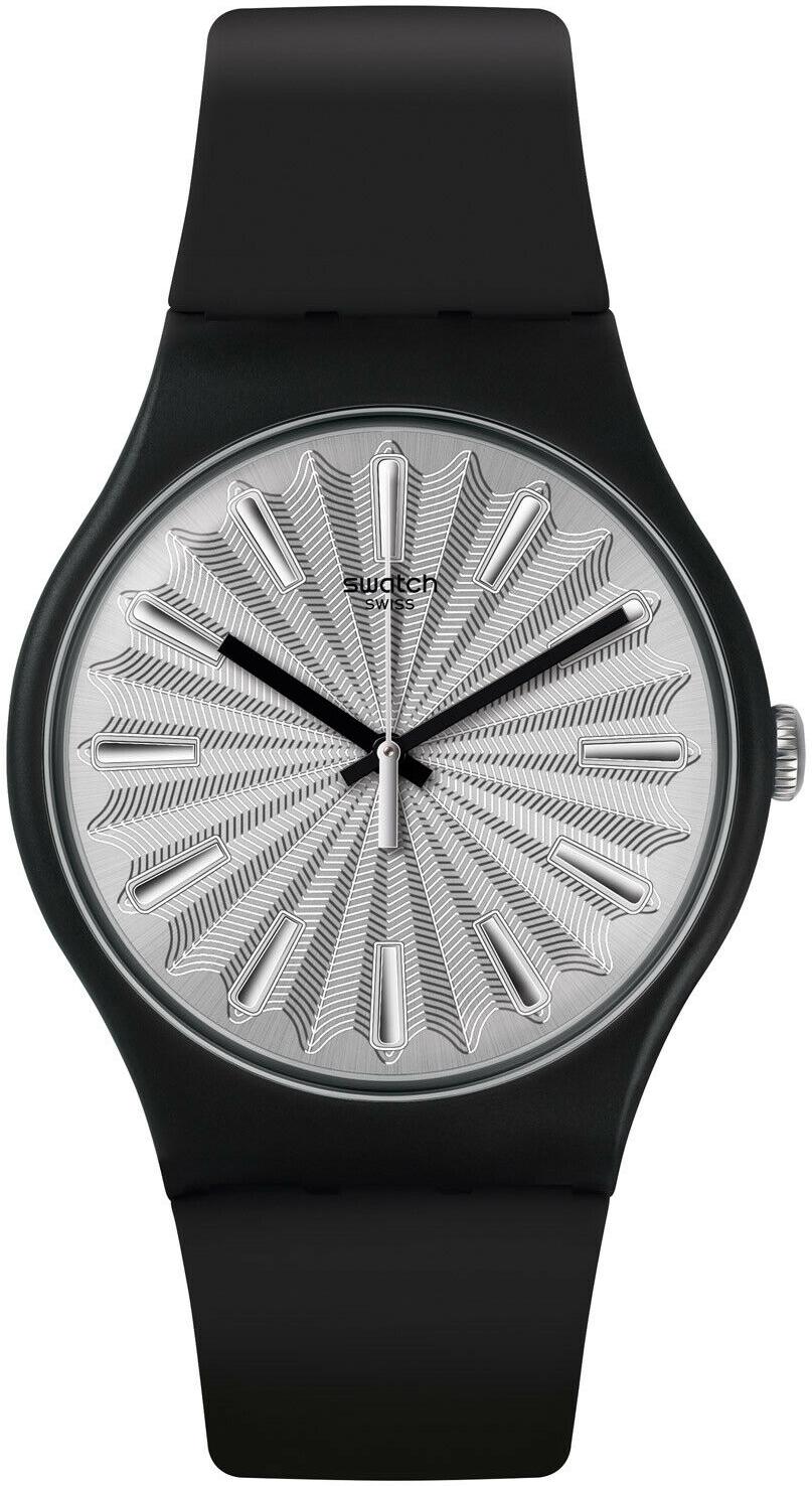 Swatch Knightliness SILVER SHIELD New Gent SUOB172 Orologio da polso uomo